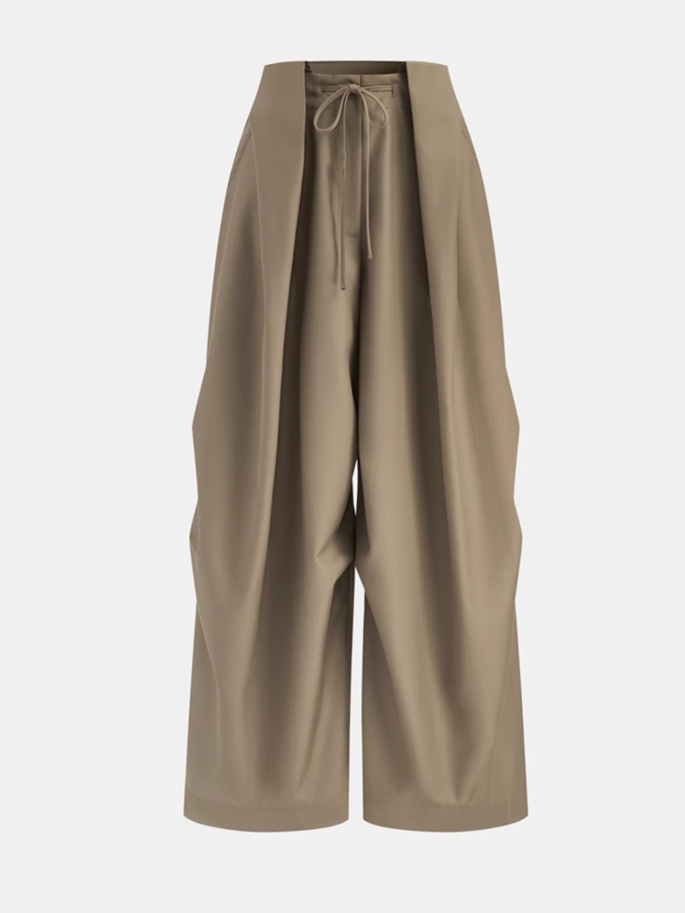 Commense High-Waist Drawstring Parachute Pants Size Small NWT - Picture 2 of 6